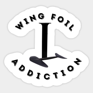 Wing Foiling Addiction Sticker